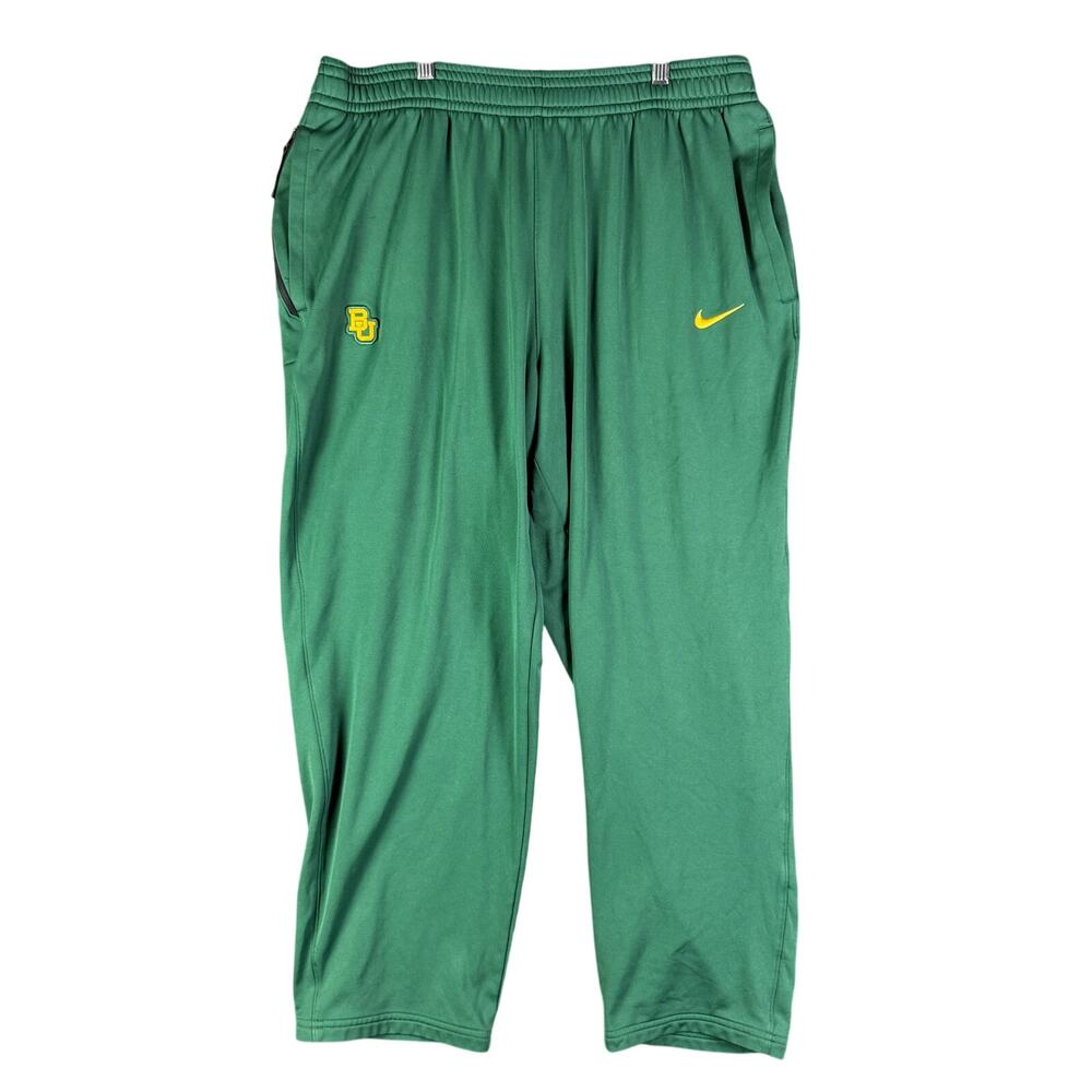 Nike Baylor Bears Player‎ Issue On Field Sideline Pants Green Gold Mens 2XL NCAA